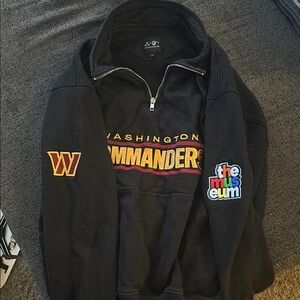 Black Washington Commanders Pullover